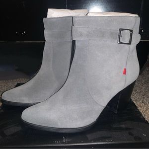 Marc Joseph New York Women's Bootie with Side Zipper/Buckle Chukka Boot 10.5